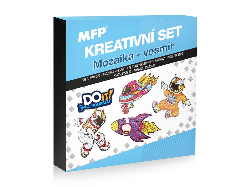 Kreativní set - mozaika vesmír