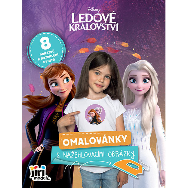 Omalovánka s nažehlovacími obrázky FROZEN - Ledové království