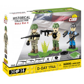 COBI 2048 Figurky vojáků Americká armáda Den D 1944