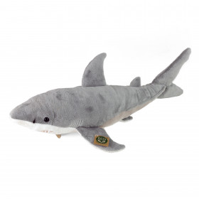 Plyšový žralok bílý 51 cm ECO-FRIENDLY