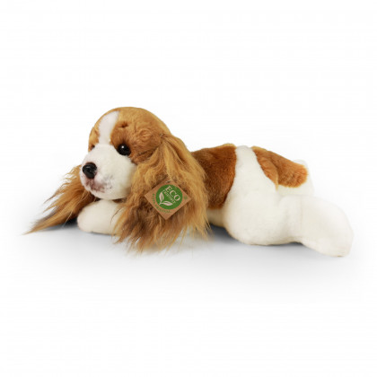 Plyšový pes kavalír king charles španěl ležící 30 cm ECO-FRIENDLY