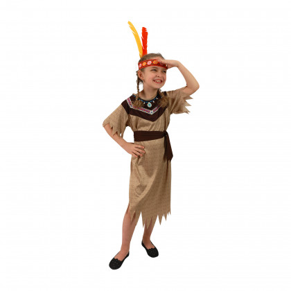 Dětský kostým indiánka s páskem (S) e-obal