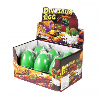 Rostoucí dinosaurus maxi ve vejci