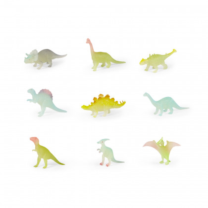 Dinosaury svieti v tme 9 ks vo vrecku