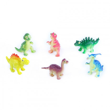 Dinosaury veselí 6 ks vo vrecku 2 druhy