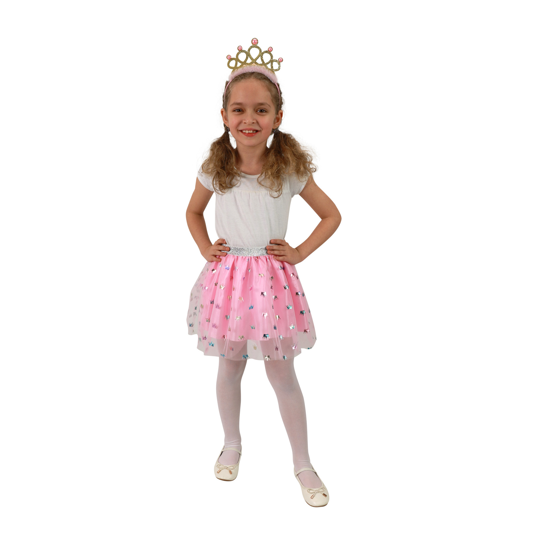 Detský kostým tutu sukne princezná s čelenkou