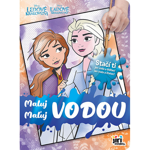 Omaľovánka Maľuj vodou FROZEN - Ľadové kráľovstvo